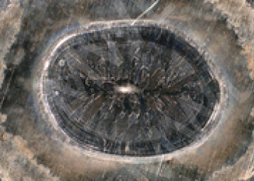 楕円溶融スポット